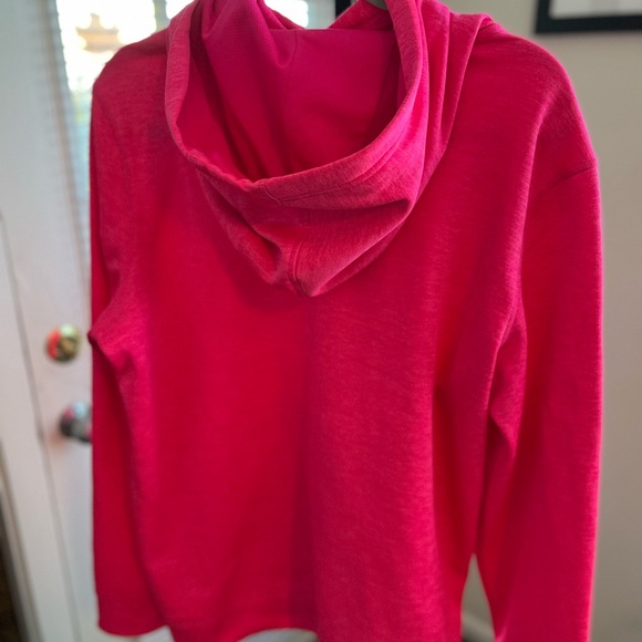 ADIDAS PRE-LOVED AUTHENTIC PINK COZY HOODIE SWEATSHIRT WITH KANGAROO POCKETS. - Picture 14 of 17